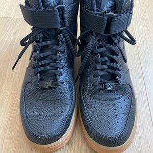 Women’s Black Nike Air Force 1 High Tops